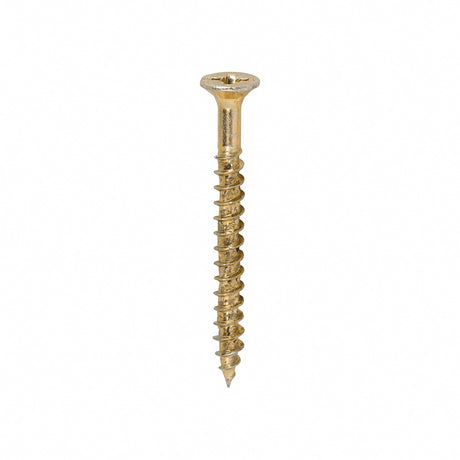 1200 x TIMCO Velocity Premium Multi-Use Countersunk Gold Woodscrews - 4.0 x 40