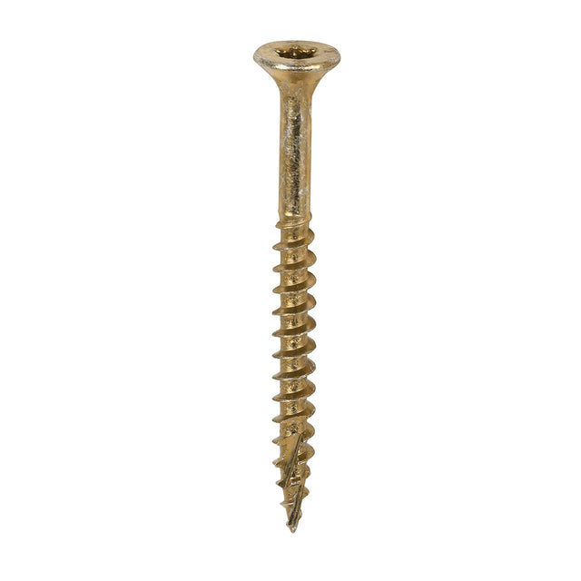 200 x TIMCO C2 Clamp-Fix Multi-Purpose Premium Countersunk Gold Woodscrews - 4.0 x 45