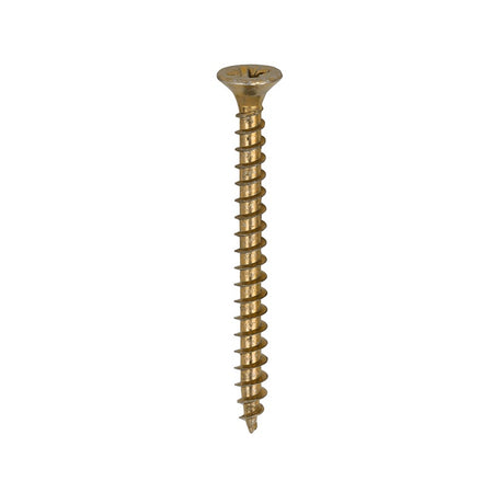 200 x TIMCO Solo Countersunk Gold Woodscrews - 4.0 x 45