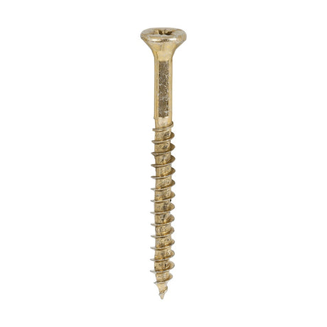 200 x TIMCO Velocity Premium Multi-Use Countersunk Gold Woodscrews - 4.0 x 45