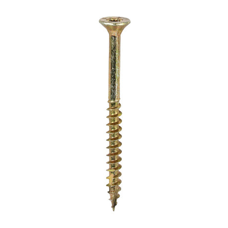 200 x TIMCO C2 Clamp-Fix Multi-Purpose Premium Countersunk Gold Woodscrews - 4.0 x 50