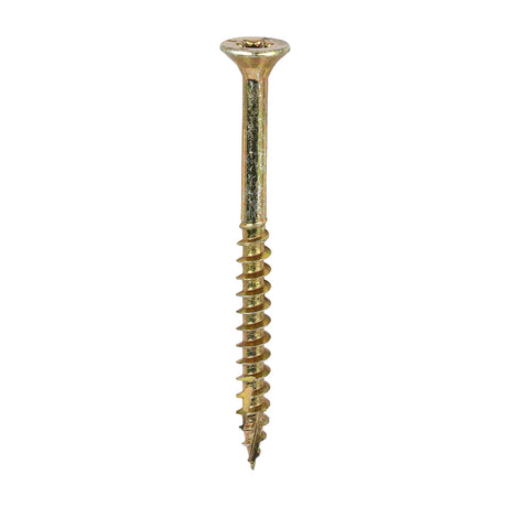 800 x TIMCO C2 Clamp-Fix Multi-Purpose Premium Countersunk Gold Woodscrews - 4.0 x 50