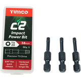 800 x TIMCO C2 Clamp-Fix Multi-Purpose Premium Countersunk Gold Woodscrews - 4.0 x 50