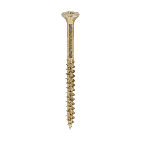 200 x TIMCO Velocity Premium Multi-Use Countersunk Gold Woodscrews - 4.0 x 50