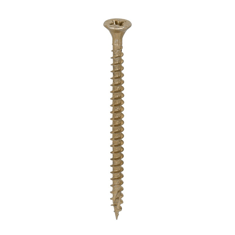 200 x TIMCO C2 Strong-Fix Multi-Purpose Premium Countersunk Gold Woodscrews - 4.0 x 60