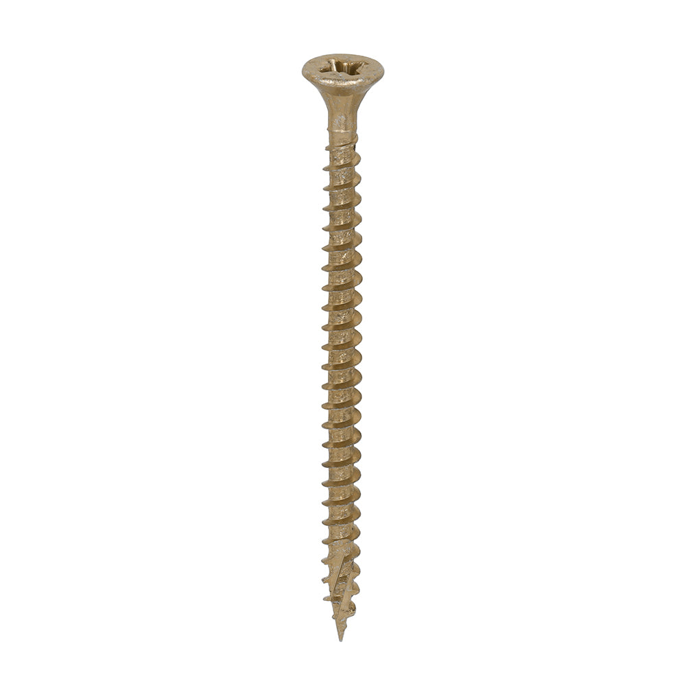 200 x TIMCO C2 Strong-Fix Multi-Purpose Premium Countersunk Gold Woodscrews - 4.0 x 60