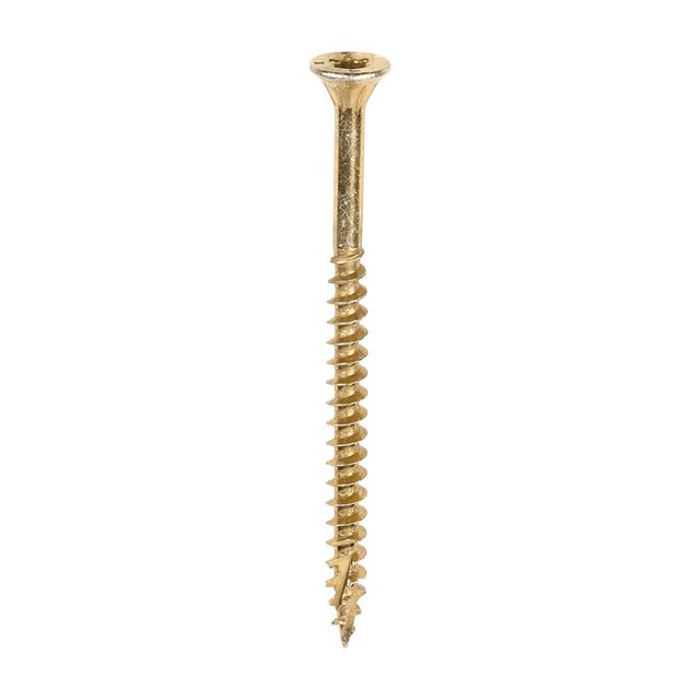 200 x TIMCO C2 Clamp-Fix Multi-Purpose Premium Countersunk Gold Woodscrews - 4.0 x 60