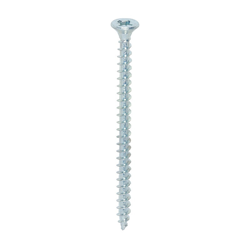 200 x TIMCO Solo Countersunk Silver Woodscrews - 4.0 x 60