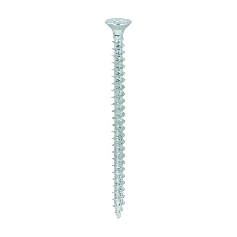 200 x TIMCO Solo Countersunk Silver Woodscrews - 4.0 x 60