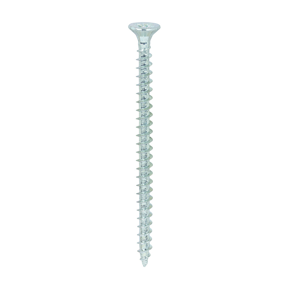 200 x TIMCO Solo Countersunk Silver Woodscrews - 4.0 x 60