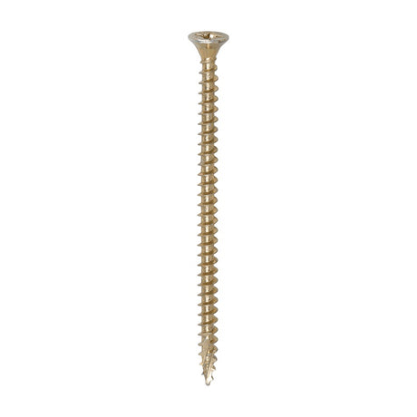 200 x TIMCO C2 Strong-Fix Multi-Purpose Premium Countersunk Gold Woodscrews - 4.0 x 70