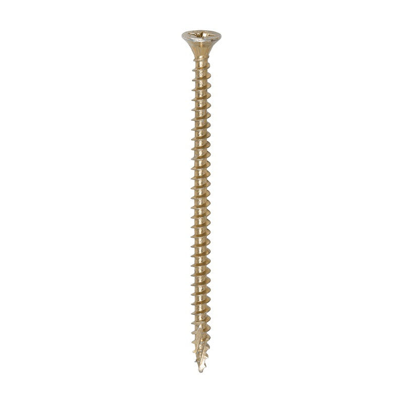 500 x TIMCO C2 Strong-Fix Multi-Purpose Premium Countersunk Gold Woodscrews - 4.0 x 70