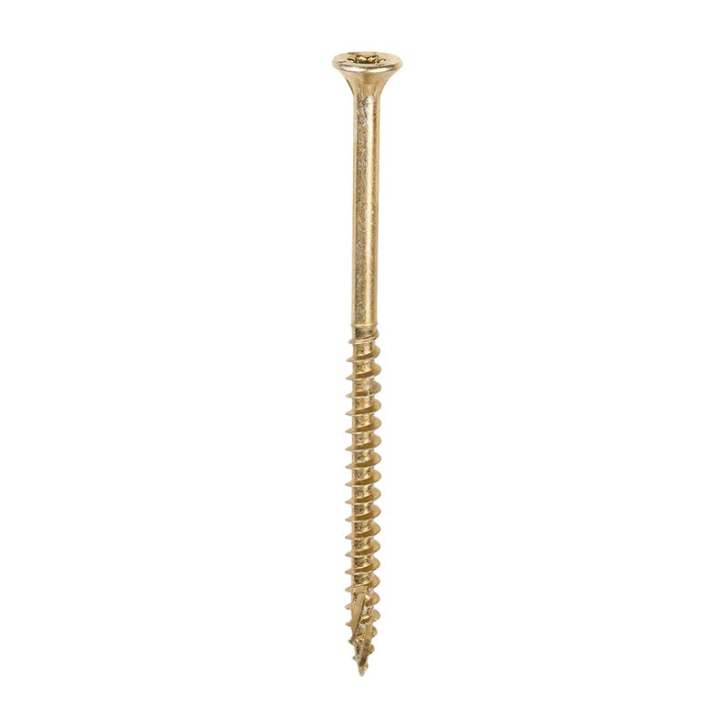 200 x TIMCO C2 Clamp-Fix Multi-Purpose Premium Countersunk Gold Woodscrews - 4.0 x 70