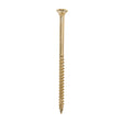 200 x TIMCO C2 Clamp-Fix Multi-Purpose Premium Countersunk Gold Woodscrews - 4.0 x 70