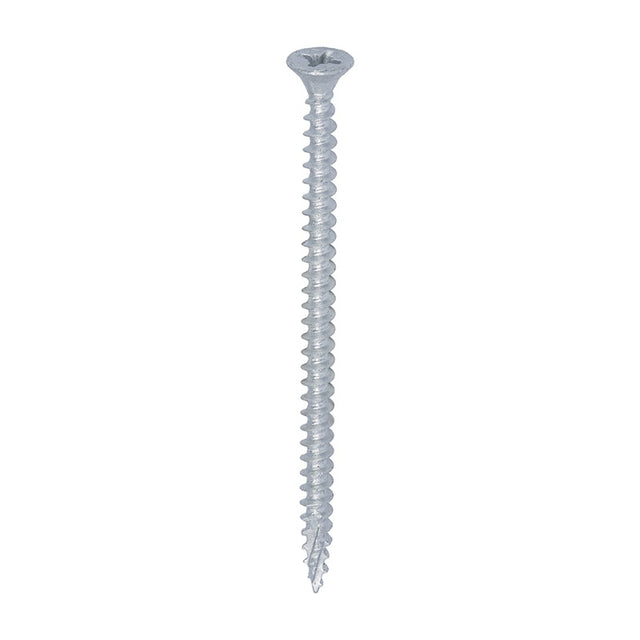 170 x TIMCO C2 Exterior Multi-Purpose Premium Countersunk Silver Woodscrews - 4.0 x 70