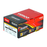 200 x TIMCO Velocity Premium Multi-Use Countersunk Gold Woodscrews - 4.0 x 70