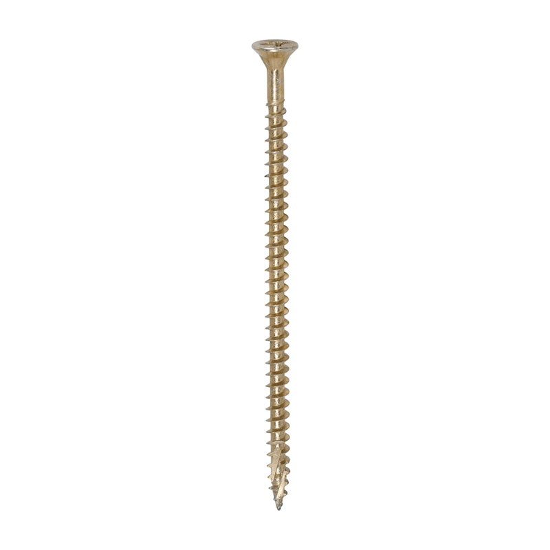 400 x TIMCO C2 Strong-Fix Multi-Purpose Premium Countersunk Gold Woodscrews - 4.0 x 80