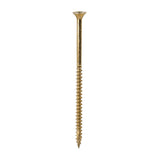 200 x TIMCO C2 Clamp-Fix Multi-Purpose Premium Countersunk Gold Woodscrews - 4.0 x 80