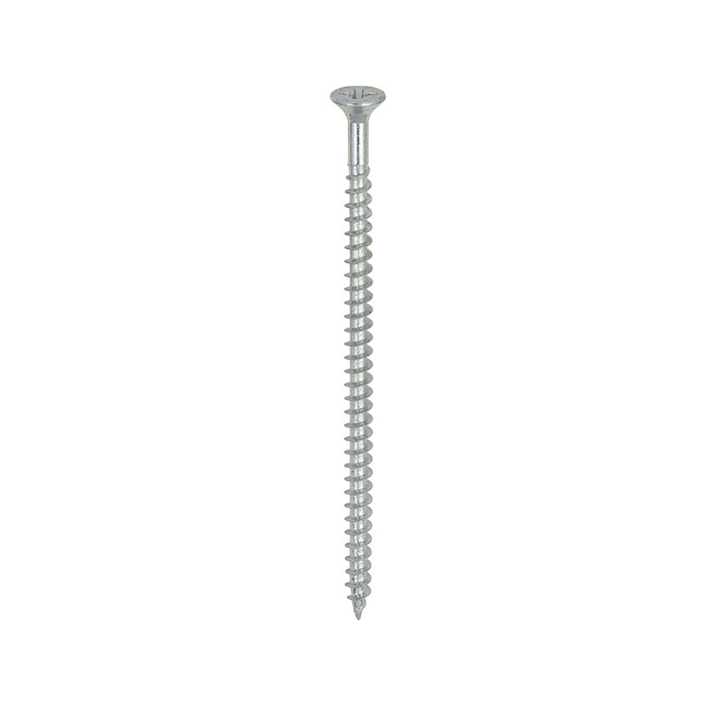 200 x TIMCO Solo Countersunk Silver Woodscrews - 4.0 x 80