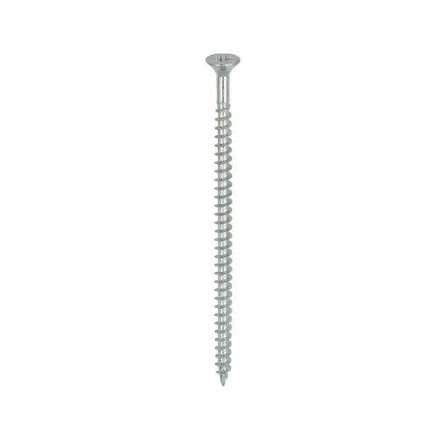 200 x TIMCO Solo Countersunk Silver Woodscrews - 4.0 x 80