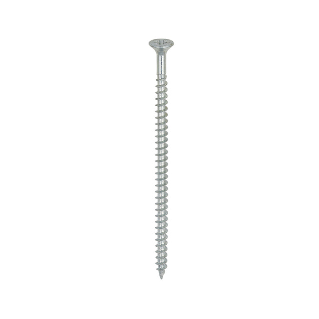 200 x TIMCO Solo Countersunk Silver Woodscrews - 4.0 x 80