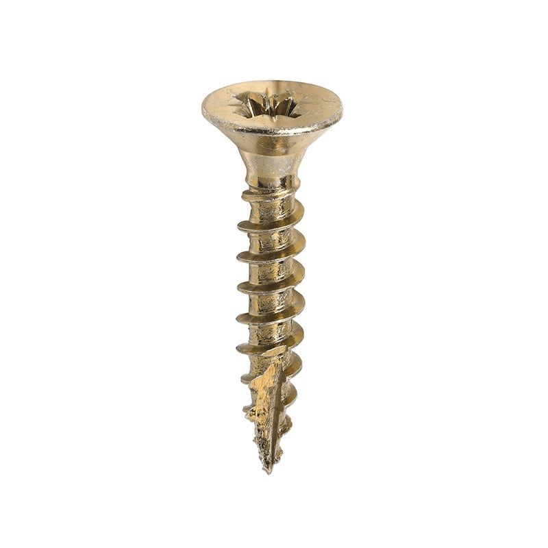 200 x TIMCO Classic Multi-Purpose Countersunk Gold Woodscrews - 4.5 x 25