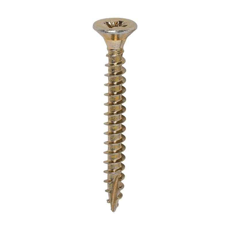 200 x TIMCO Classic Multi-Purpose Countersunk Gold Woodscrews - 4.5 x 40