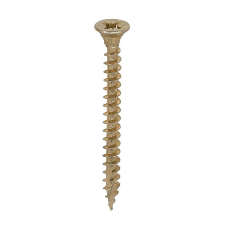 200 x TIMCO C2 Strong-Fix Multi-Purpose Premium Countersunk Gold Woodscrews - 4.5 x 50