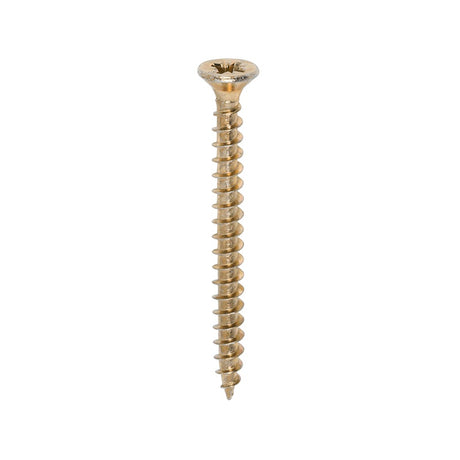 200 x TIMCO Solo Countersunk Gold Woodscrews - 4.5 x 50