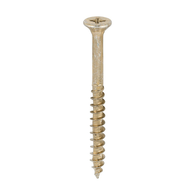 200 x TIMCO Velocity Premium Multi-Use Countersunk Gold Woodscrews - 4.5 x 50