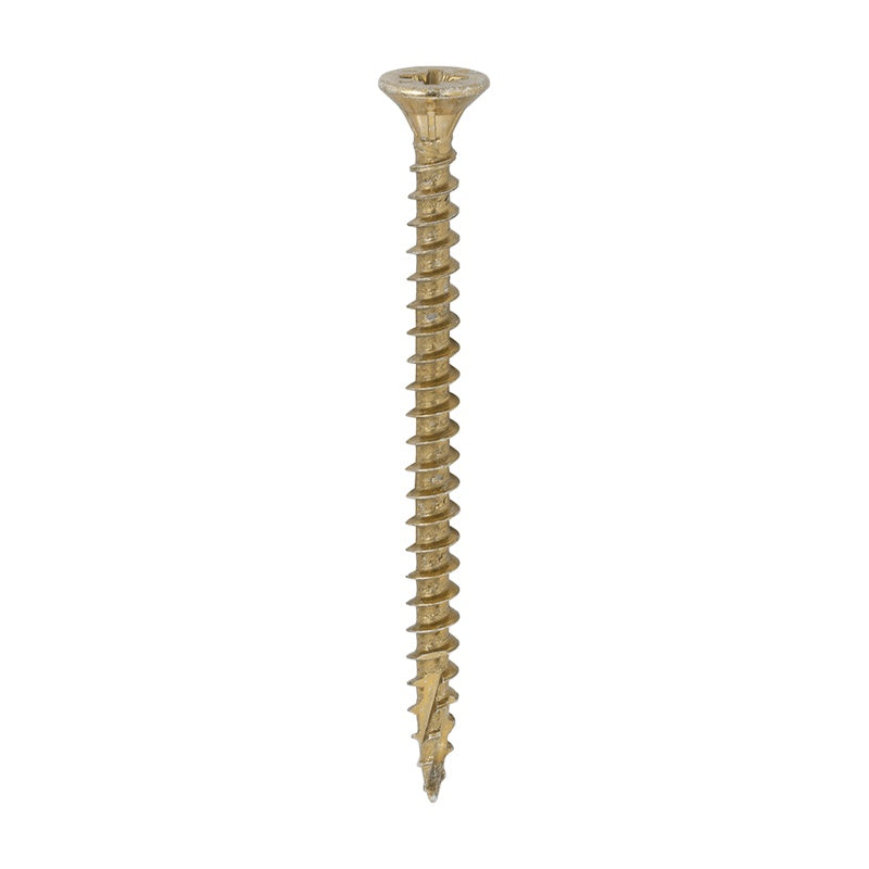 200 x TIMCO C2 Strong-Fix Multi-Purpose Premium Countersunk Gold Woodscrews - 4.5 x 60