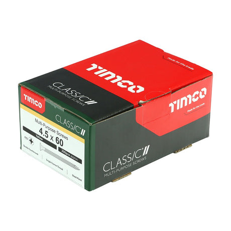 200 x TIMCO Classic Multi-Purpose Countersunk Gold Woodscrews - 4.5 x 60