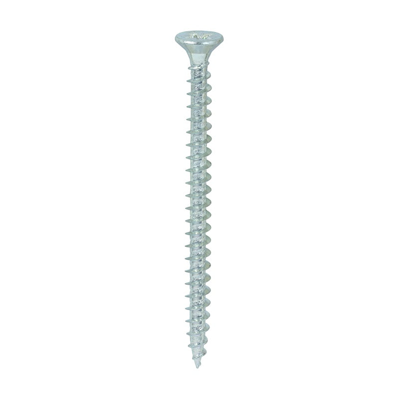 200 x TIMCO Solo Countersunk Silver Woodscrews - 4.5 x 60