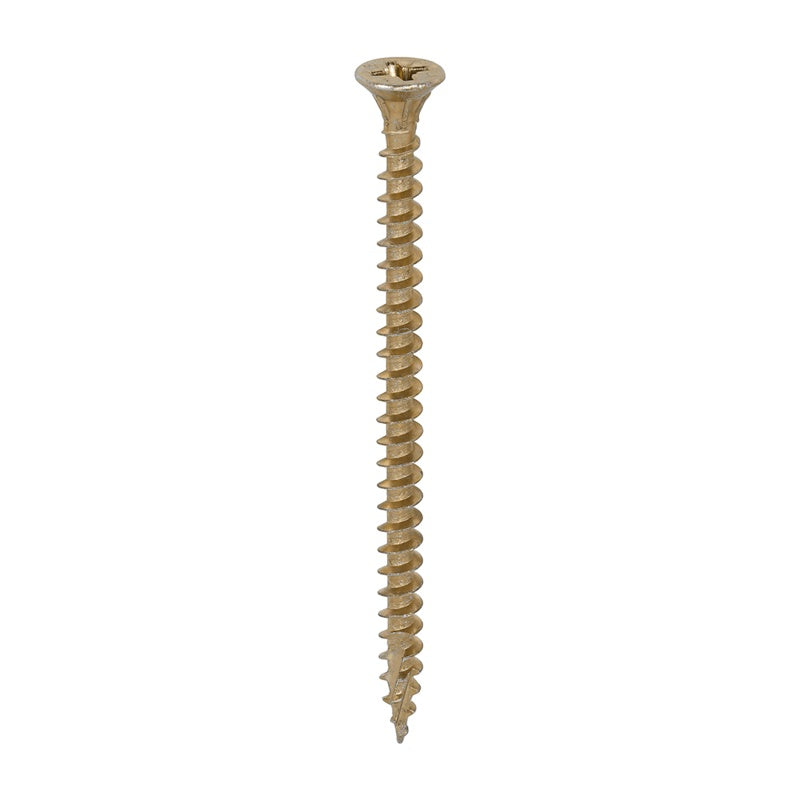 200 x TIMCO C2 Strong-Fix Multi-Purpose Premium Countersunk Gold Woodscrews - 4.5 x 70