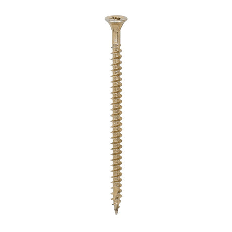 200 x TIMCO C2 Strong-Fix Multi-Purpose Premium Countersunk Gold Woodscrews - 4.5 x 80