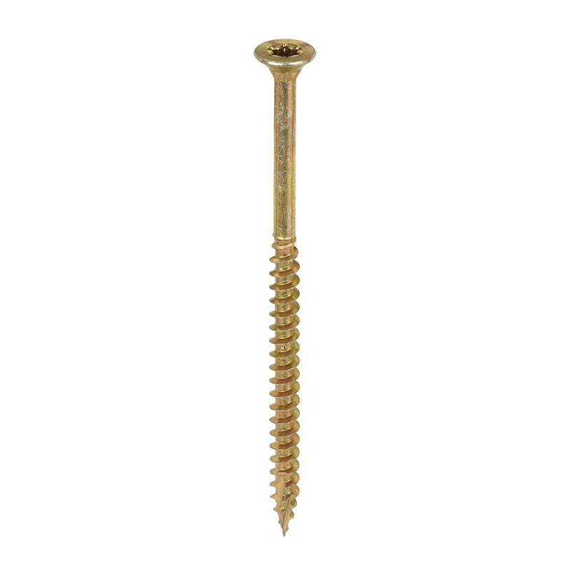 200 x TIMCO C2 Clamp-Fix Multi-Purpose Premium Countersunk Gold Woodscrews - 4.5 x 80