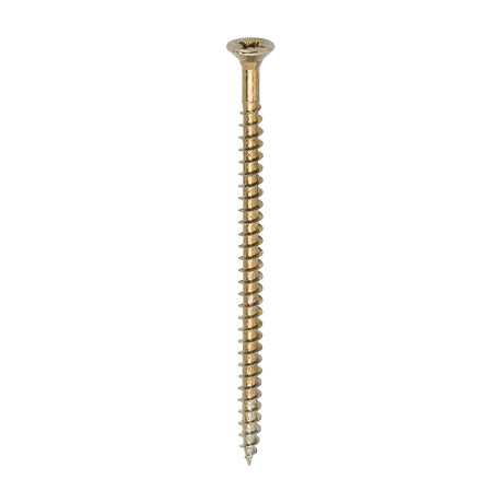 200 x TIMCO Solo Countersunk Gold Woodscrews - 4.5 x 80
