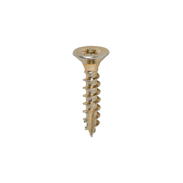 200 x TIMCO Classic Multi-Purpose Countersunk Gold Woodscrews - 5.0 x 25