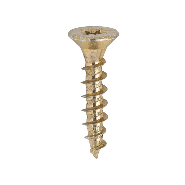 200 x TIMCO Solo Countersunk Gold Woodscrews - 5.0 x 25