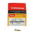 200 x TIMCO Solo Countersunk Gold Woodscrews - 5.0 x 25