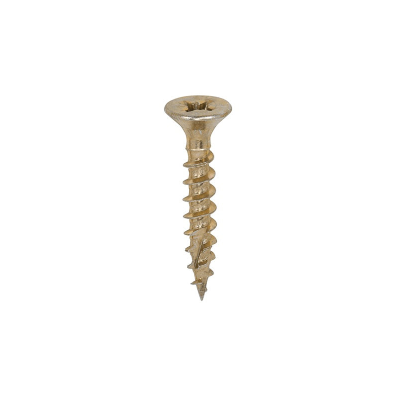 200 x TIMCO C2 Strong-Fix Multi-Purpose Premium Countersunk Gold Woodscrews - 5.0 x 30