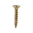 200 x TIMCO C2 Clamp-Fix Multi-Purpose Premium Countersunk Gold Woodscrews - 5.0 x 30