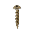 200 x TIMCO Classic Multi-Purpose Pan Head Gold Woodscrews - 5.0 x 30