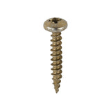 200 x TIMCO Classic Multi-Purpose Pan Head Gold Woodscrews - 5.0 x 30