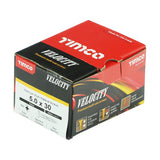 200 x TIMCO Velocity Premium Multi-Use Countersunk Gold Woodscrews - 5.0 x 30