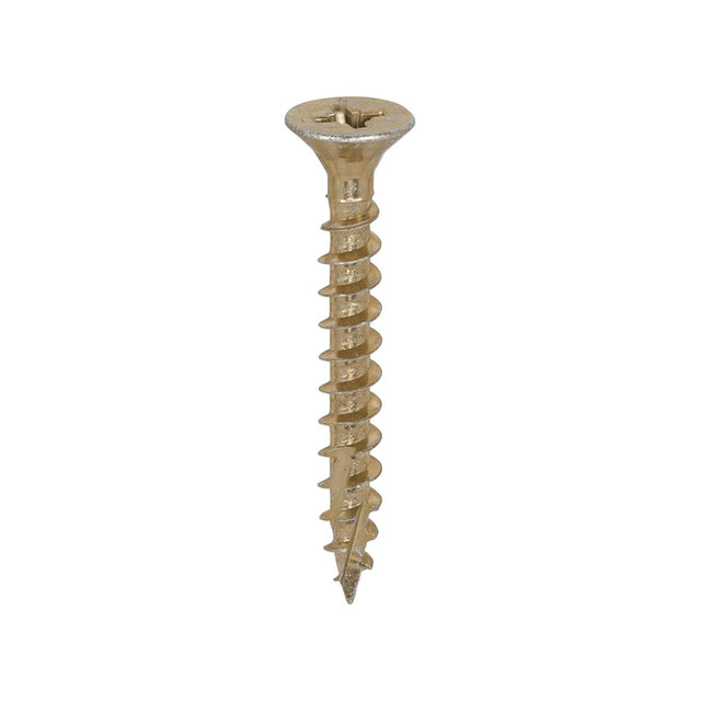 200 x TIMCO C2 Strong-Fix Multi-Purpose Premium Countersunk Gold Woodscrews - 5.0 x 40