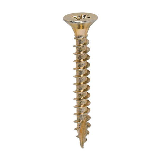 200 x TIMCO Classic Multi-Purpose Countersunk Gold Woodscrews - 5.0 x 40