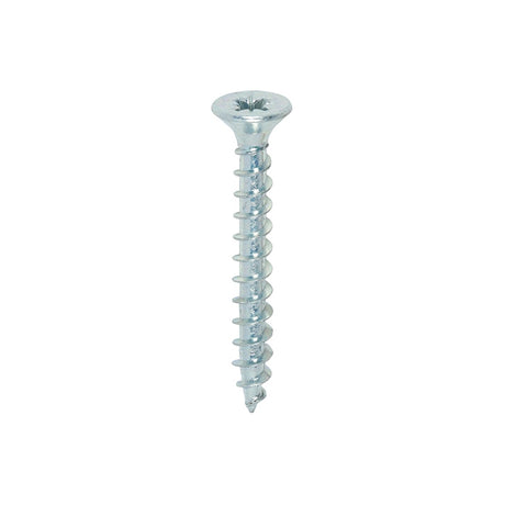 200 x TIMCO Solo Countersunk Silver Woodscrews - 5.0 x 40