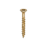 800 x TIMCO Velocity Premium Multi-Use Countersunk Gold Woodscrews - 5.0 x 40
