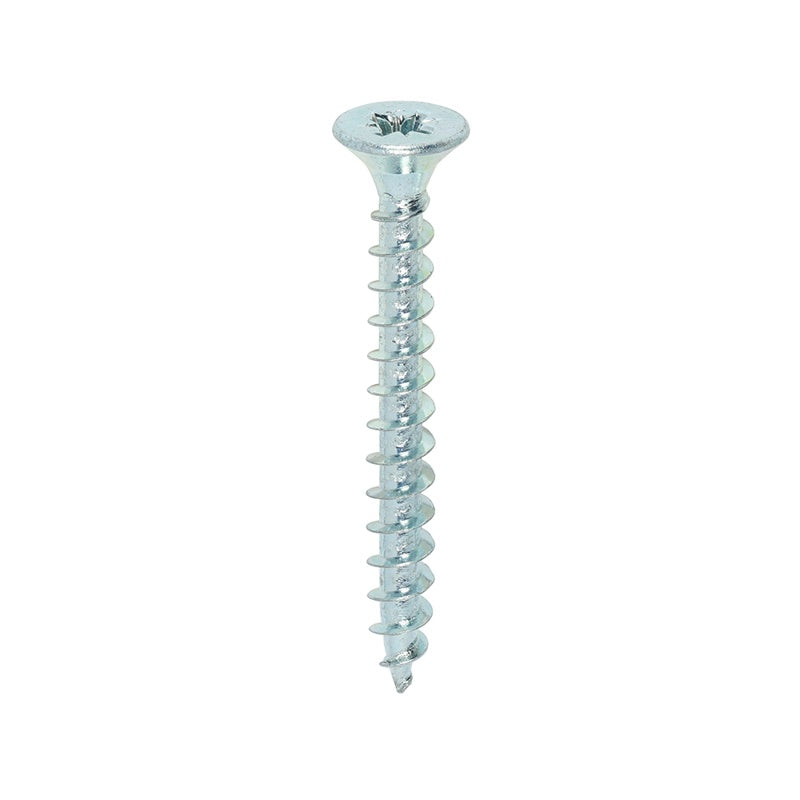 200 x TIMCO Solo Countersunk Silver Woodscrews - 5.0 x 45